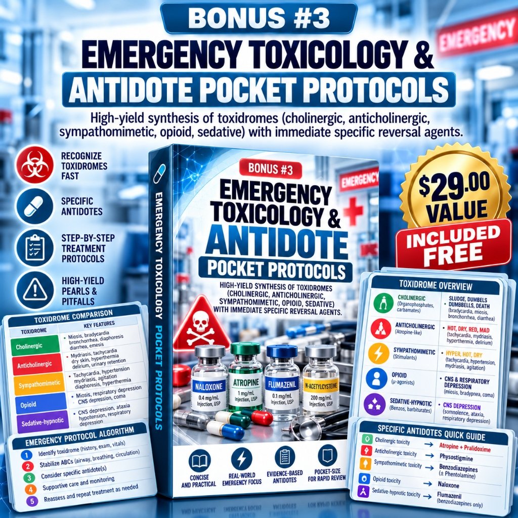 Bonus #3: Emergency Toxicology & Antidote Pocket Protocols